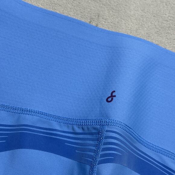 Elegant Light Blue Women's Leggings - Picture 4 of 16